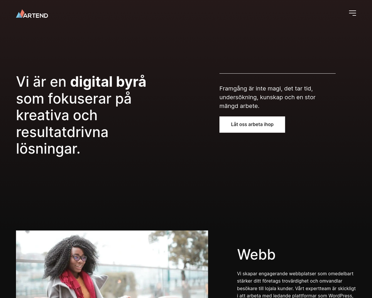 Webbyråer i Jönköping bild på hemsidan.
